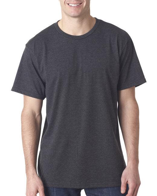 Bayside Adult Adult Heather Ring-Spun Jersey Tee 5010 - Dresses Max