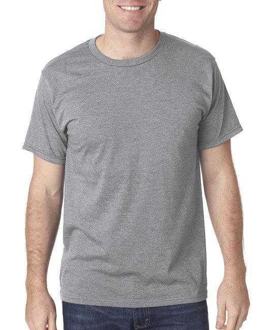 Bayside Adult Adult Heather Ring-Spun Jersey Tee 5010 - Dresses Max