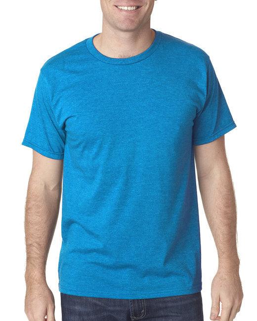 Bayside Adult Adult Heather Ring-Spun Jersey Tee 5010 - Dresses Max