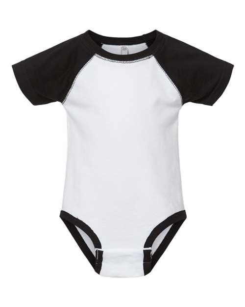 Rabbit Skins Infant Baseball Fine Jersey Bodysuit 4430 - Dresses Max