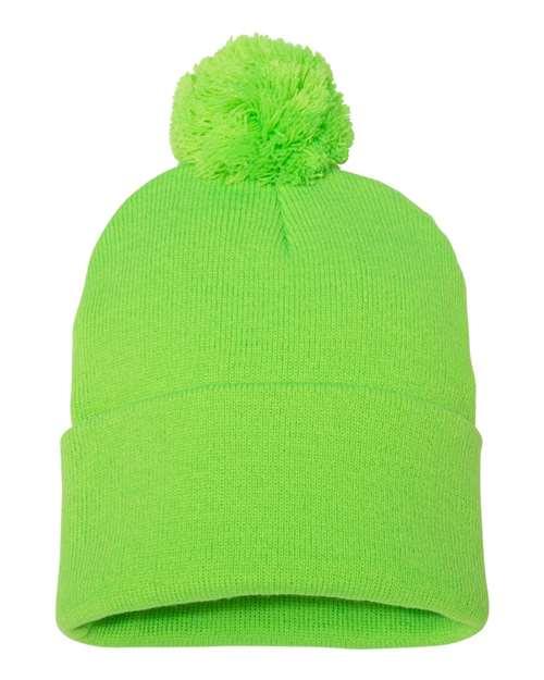 Sportsman Pom-Pom 12" Knit Beanie SP15 - Dresses Max