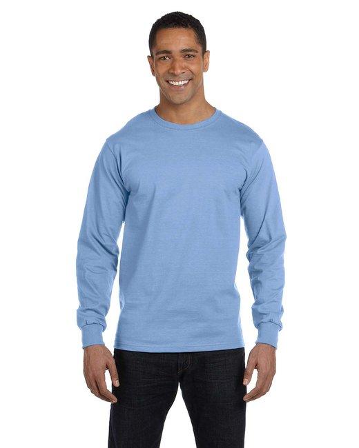 Hanes Adult Long-Sleeve Beefy-T® 5186 - Dresses Max