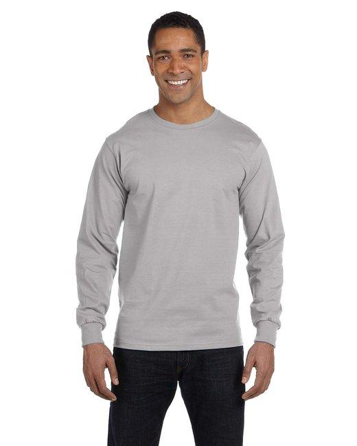 Hanes Adult Long-Sleeve Beefy-T® 5186 - Dresses Max