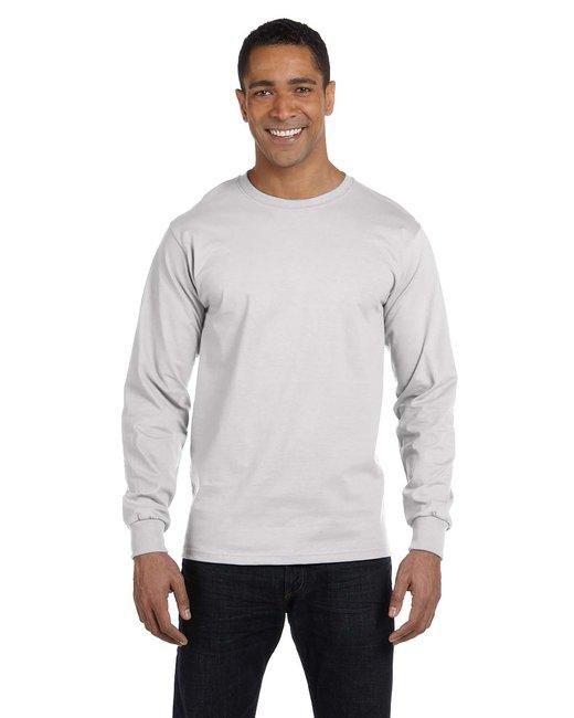 Hanes Adult Long-Sleeve Beefy-T® 5186 - Dresses Max