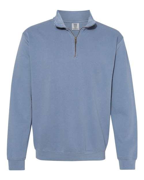 Comfort Colors Garment-Dyed Quarter Zip Sweatshirt 1580 - Dresses Max