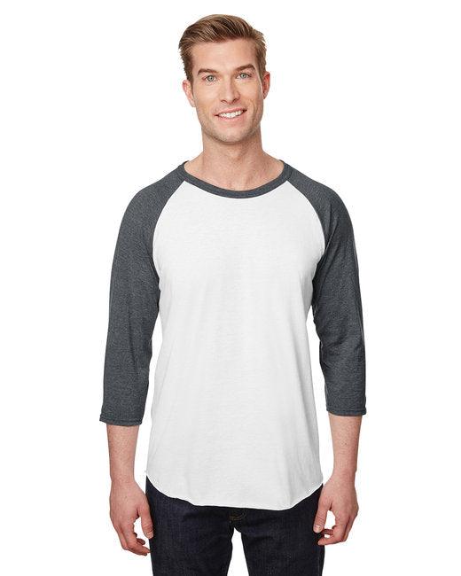 Jerzees Unisex Premium Blend Ring-Spun 3/4 Sleeve Raglan T-Shirt 560RR - Dresses Max