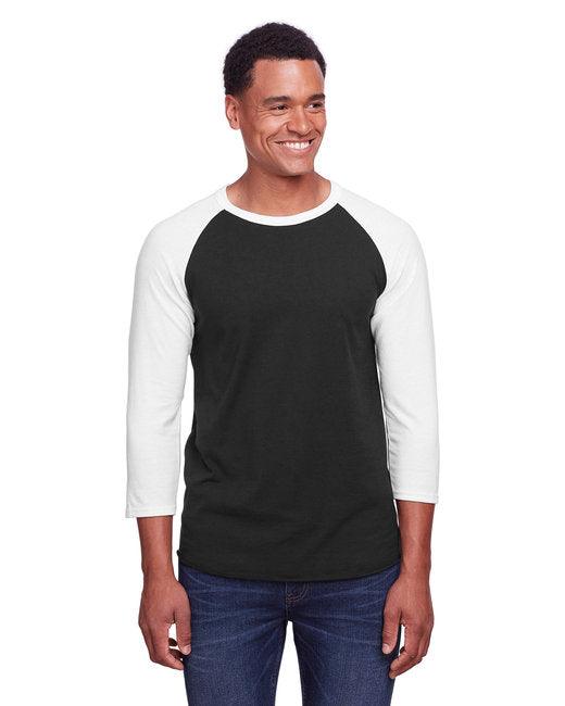 Jerzees Unisex Premium Blend Ring-Spun 3/4 Sleeve Raglan T-Shirt 560RR - Dresses Max