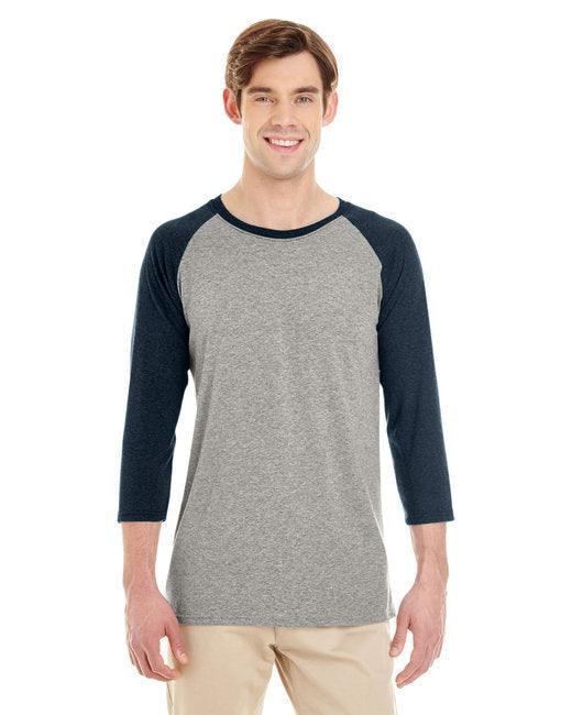 Jerzees Adult TRI-BLEND Baseball Raglan 601RR - Dresses Max
