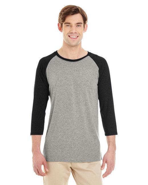 Jerzees Adult TRI-BLEND Baseball Raglan 601RR - Dresses Max