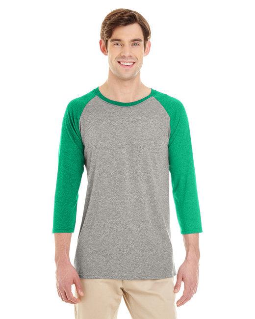 Jerzees Adult TRI-BLEND Baseball Raglan 601RR - Dresses Max