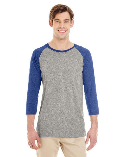 Jerzees Adult TRI-BLEND Baseball Raglan 601RR - Dresses Max
