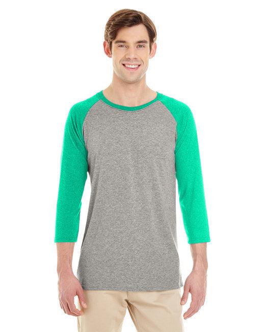 Jerzees Adult TRI-BLEND Baseball Raglan 601RR - Dresses Max