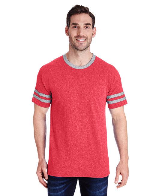 Jerzees Adult TRI-BLEND Varsity Ringer T-Shirt 602MR - Dresses Max