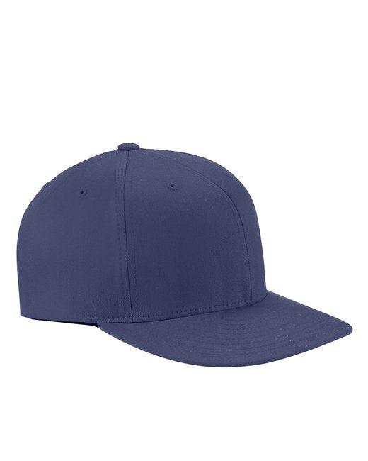 Flexfit Adult Wooly Twill Pro Baseball On-Field Shape Cap with Flat Bill 6297F - Dresses Max