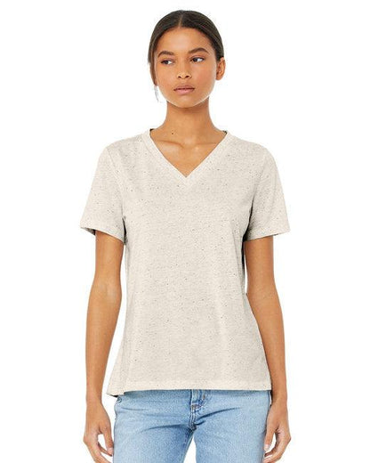 Bella + Canvas Ladies' Relaxed Triblend V-Neck T-Shirt 6415 - Dresses Max