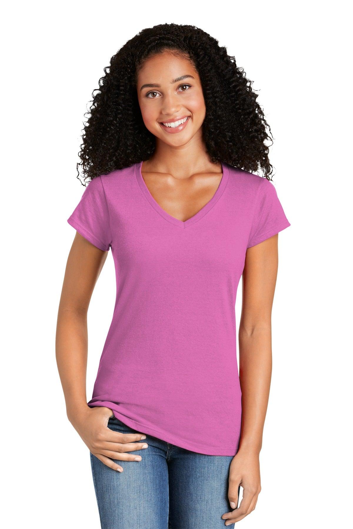Gildan Softstyle Ladies Fit V-Neck T-Shirt. 64V00L - Dresses Max