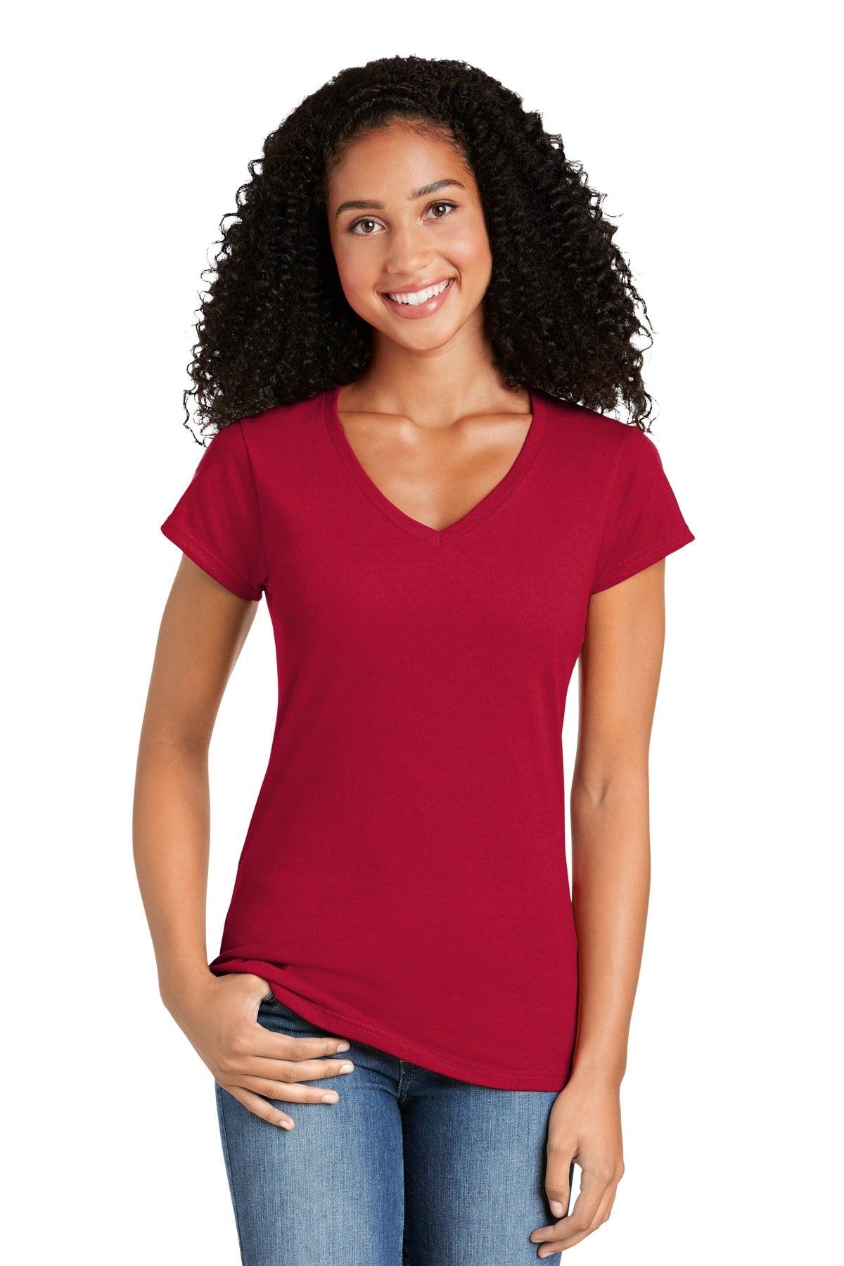 Gildan Softstyle Ladies Fit V-Neck T-Shirt. 64V00L - Dresses Max