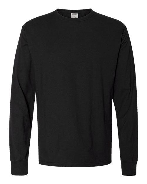 ComfortWash by Hanes Garment-Dyed Long Sleeve T-Shirt GDH200 - Dresses Max