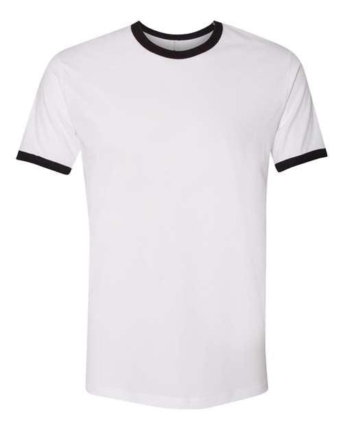 Next Level Unisex Cotton Ringer T-Shirt 3604 - Dresses Max