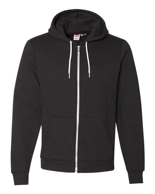 American Apparel USA-Made Flex Fleece Unisex Full-Zip Hoodie F497US - Dresses Max