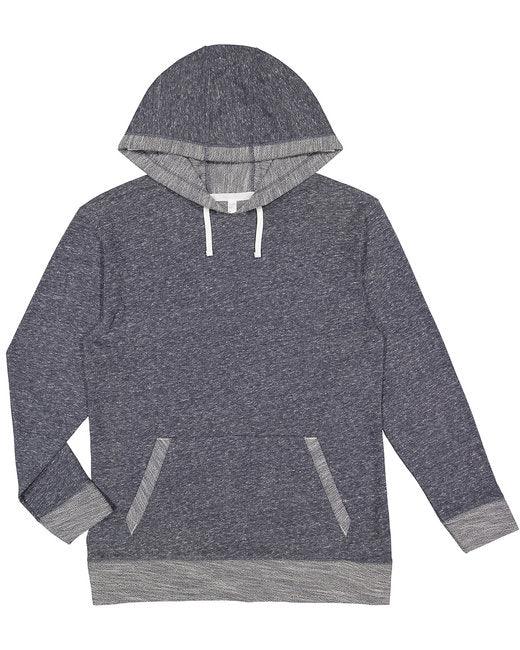 LAT Adult Harborside Melange French Terry Hooded Sweatshirt 6779 - Dresses Max