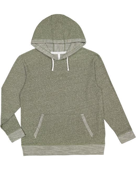 LAT Adult Harborside Melange French Terry Hooded Sweatshirt 6779 - Dresses Max