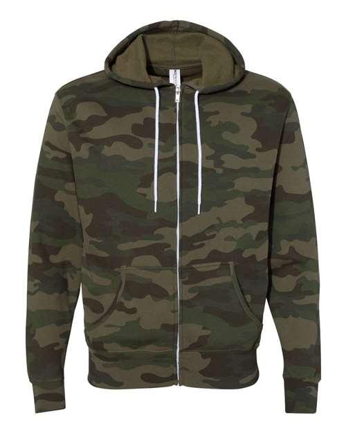 Independent Trading Co. Lightweight Full-Zip Hooded Sweatshirt AFX90UNZ - Dresses Max