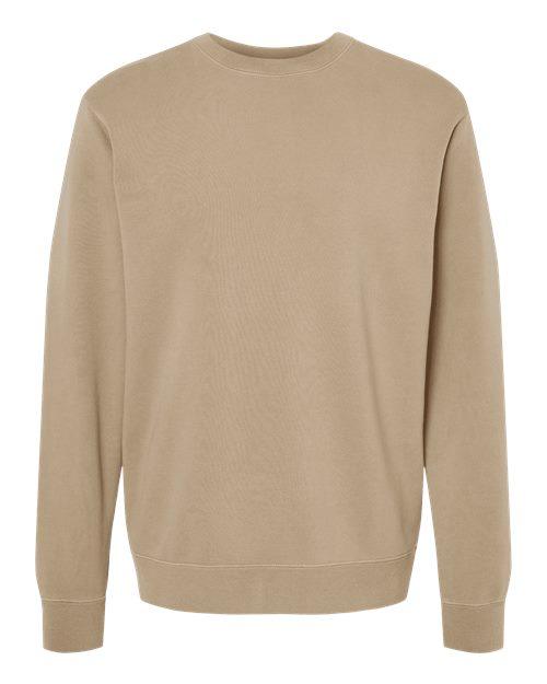 Independent Trading Co. Midweight Pigment-Dyed Crewneck Sweatshirt PRM3500 - Dresses Max