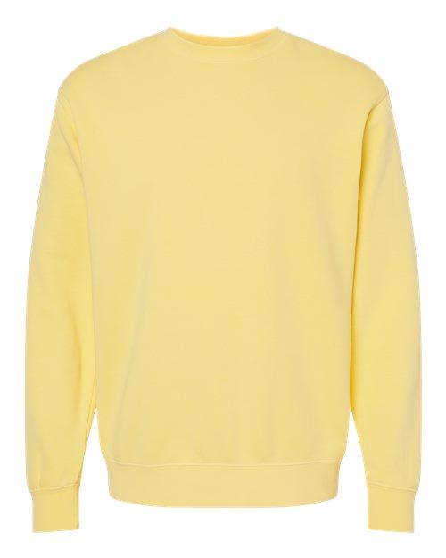 Independent Trading Co. Midweight Pigment-Dyed Crewneck Sweatshirt PRM3500 - Dresses Max