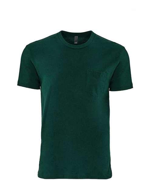 Next Level Unisex Cotton Pocket T-Shirt 3605 - Dresses Max