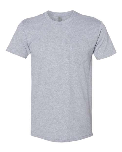 Next Level Unisex Cotton Pocket T-Shirt 3605 - Dresses Max