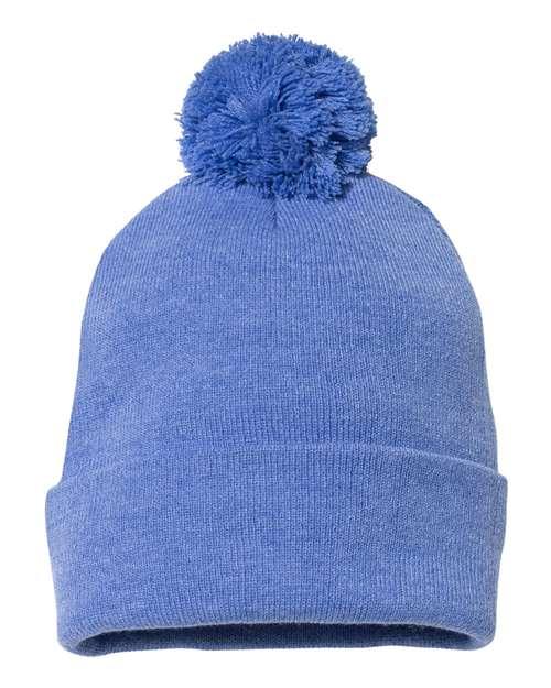 Sportsman Pom-Pom 12" Knit Beanie SP15 - Dresses Max