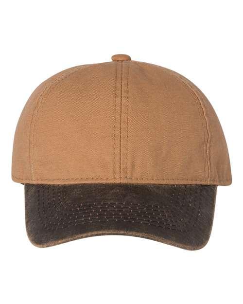 Outdoor Cap Weathered Canvas Crown with Contrast-Color Visor Cap HPK100 - Dresses Max
