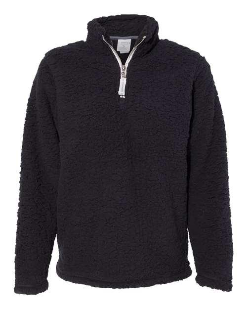 J. America Women’s Epic Sherpa Quarter-Zip Pullover 8451 - Dresses Max