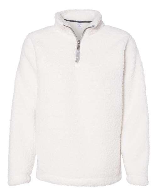 J. America Women’s Epic Sherpa Quarter-Zip Pullover 8451 - Dresses Max