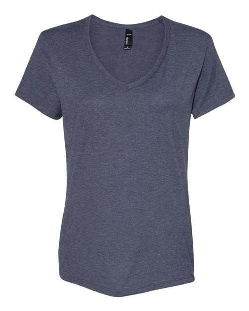 Hanes Perfect-T Women’s V-Neck T-Shirt S04V - Dresses Max