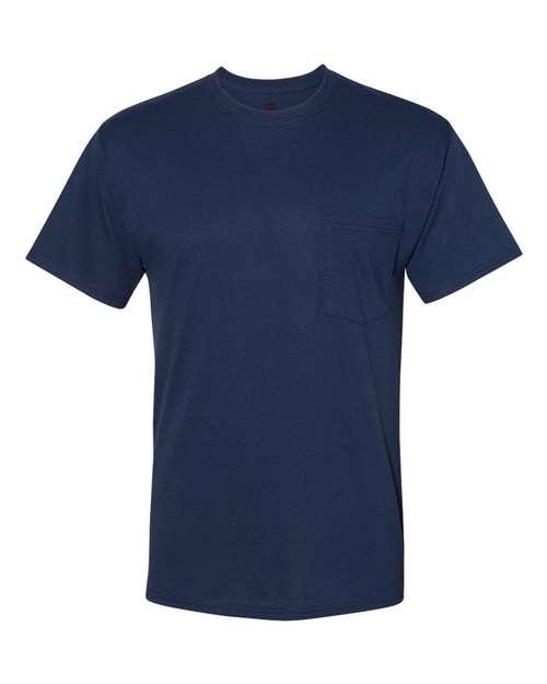 Hanes Workwear Pocket T-Shirt W110 - Dresses Max