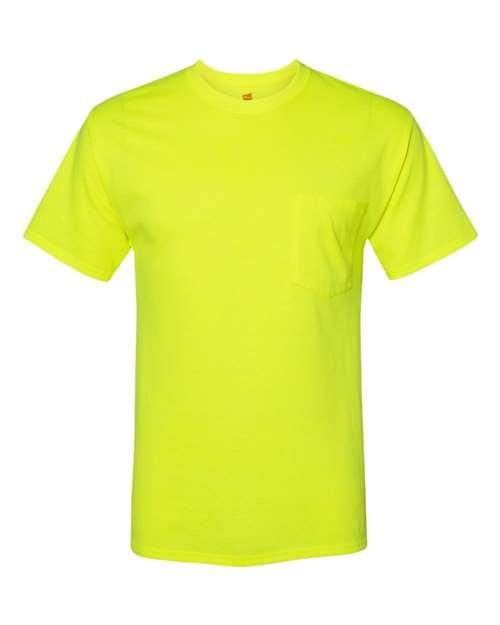 Hanes Workwear Pocket T-Shirt W110 - Dresses Max
