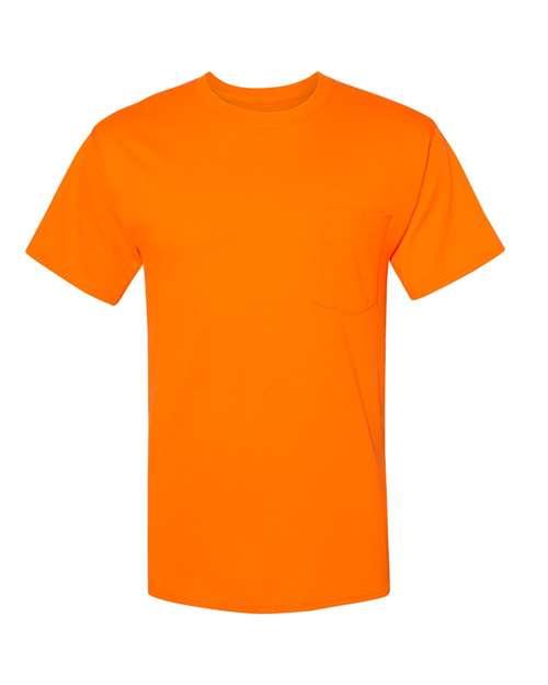 Hanes Workwear Pocket T-Shirt W110 - Dresses Max