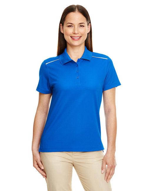 CORE365 Ladies' Radiant Performance Piqu Polo with Reflective Piping 78181R - Dresses Max