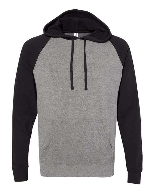 Independent Trading Co. Special Blend Raglan Hooded Sweatshirt PRM33SBP - Dresses Max