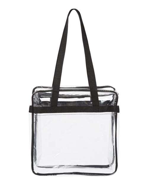 OAD OAD Clear Tote with Zippered Top OAD5005 - Dresses Max