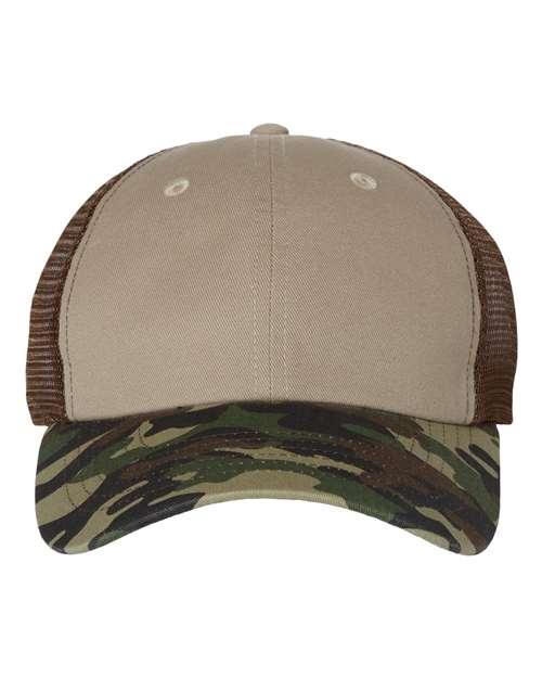 Sportsman Contrast-Stitch Mesh-Back Cap 3100 - Dresses Max