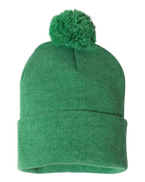 Sportsman Pom-Pom 12" Knit Beanie SP15 - Dresses Max