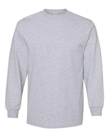 American Apparel Unisex Heavyweight Cotton Long Sleeve Tee 1304 - Dresses Max