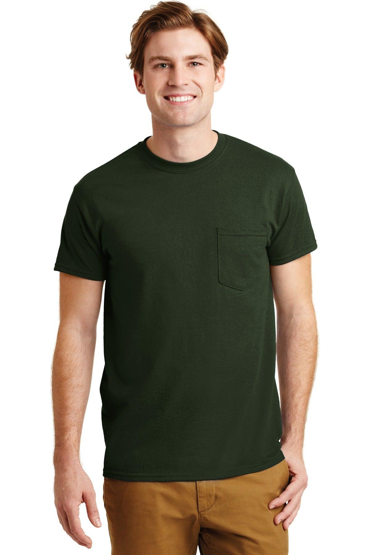 Gildan - DryBlend 50 Cotton/50 Poly Pocket T-Shirt. 8300 - Dresses Max