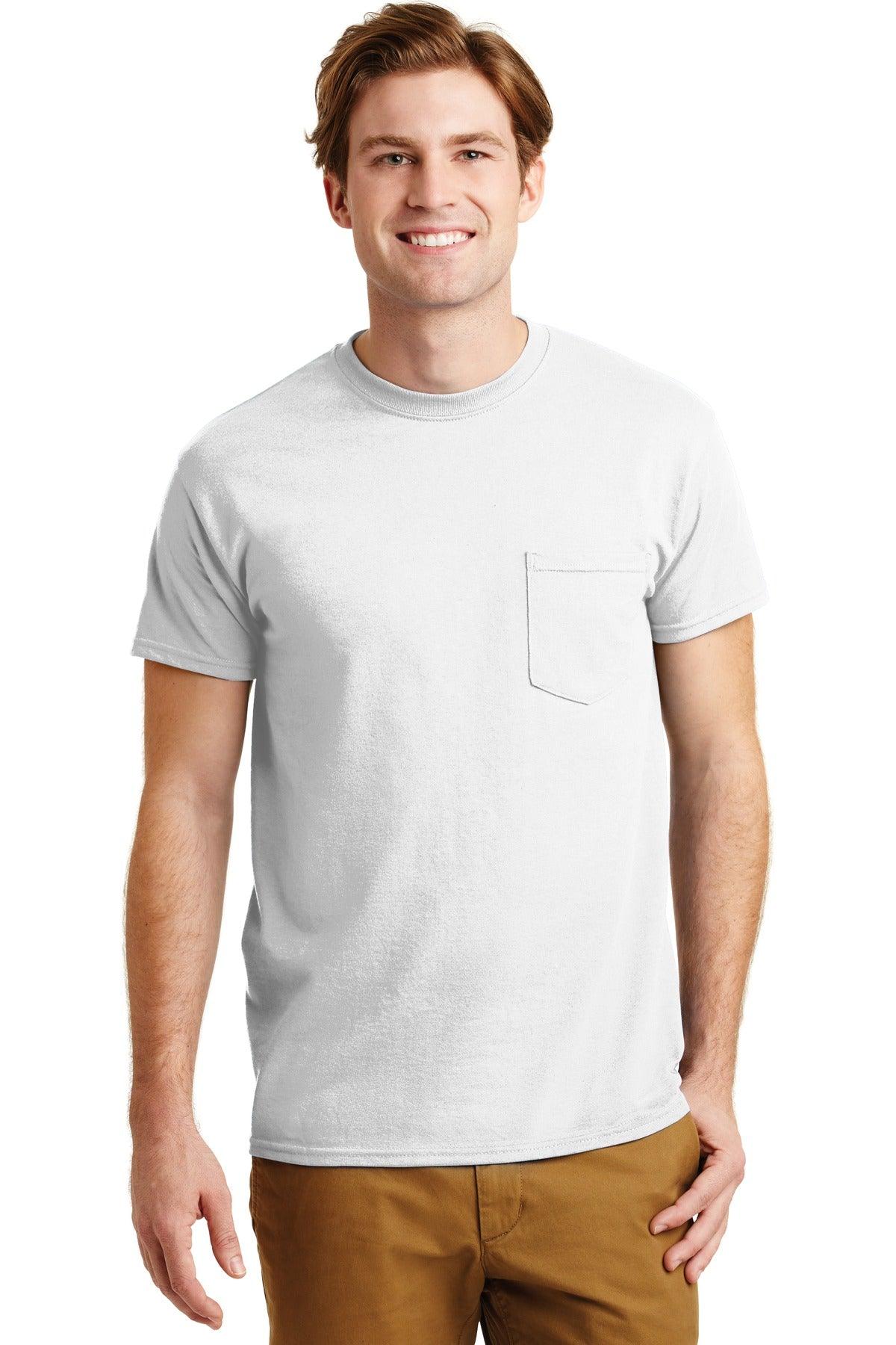 Gildan - DryBlend 50 Cotton/50 Poly Pocket T-Shirt. 8300 - Dresses Max