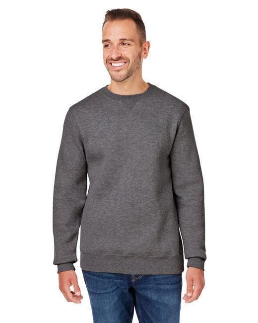 J America Unisex Premium Fleece Sweatshirt 8424JA - Dresses Max