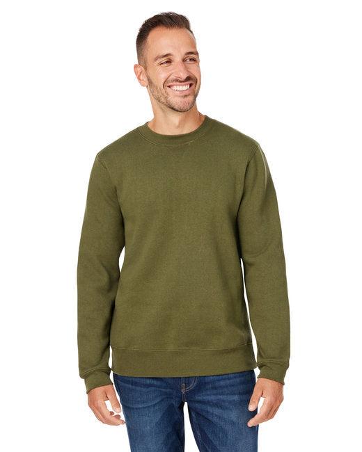J America Unisex Premium Fleece Sweatshirt 8424JA - Dresses Max