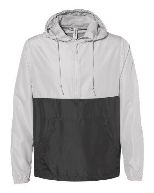 Independent Trading Co. Lightweight Quarter-Zip Windbreaker Pullover Jacket EXP54LWP - Dresses Max
